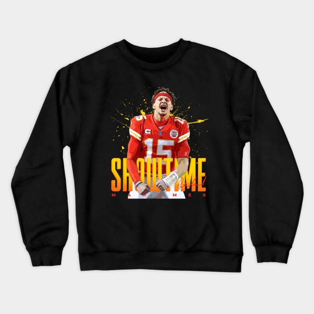 Patrick Mahomes Crewneck Sweatshirt by Juantamad